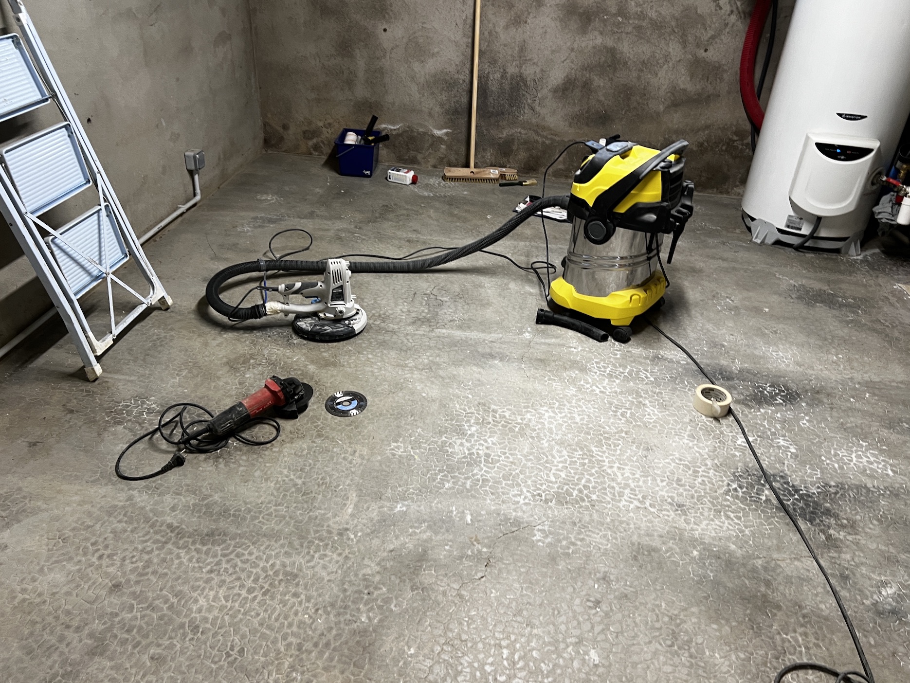 Résine de sol liquide